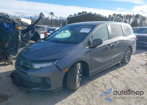 2025 Honda Odyssey Ex-L from USA, damaged, VIN 5FNRL6H66SB072092